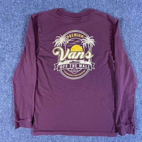 Vans Off The Wall Long Sleeve T Shirt XS - Picture 4 of 8